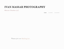 Tablet Screenshot of ivanmassar.com